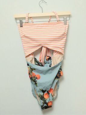 Albion Fit Clementine cutout bathing suit